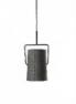 LI0472 25 E Foscarini Светильник подвесной Fork piccola, серый тканевый абажур, D 22см, Н 40/200