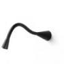 7221 Linea Light бра Snake, 4х6,6х46см, 1х2W LED теплый белый 3000*К, черная резина, металл