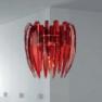 Светильник потолочный 0703054014309 Leucos Modo DRACENA S60 G9+E27 ROSSO STR. CROMO LUCIDO