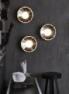 Светильник настенный Foscarini MYSTERIO PARETE/SOFFITTO NERO/ARGENTO LI1951 20 E