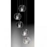 Светильник потолочный 0703277013415 Leucos Modo FAIRY S S R3 GU4 V.CRISTALLO/STR.CROMATA