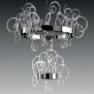 Светильник потолочный 0703292013410 Leucos Modo ASPID S95 GU10 CRISTALLO STR.CROMATA