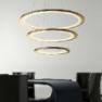 Светильник потолочный Florian Free X3 / 80SOSPENSIONE/HANGING LAMP FOGLIA ORO (F1.060)
