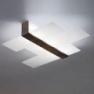 90229 Linea Light "Triad" светильник настенно-потолочный, белое сериграфированное стек