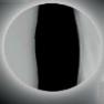 0104123363302 Leucos Studio бра/потолочный светильник SOLE NERO P-PL 80, зеркало, D78см, 3х20W E