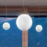 Светильник потолочный VistosiEXPO. Bolle sosp 45 cristallo traspar nichel E27