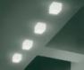 0304204373609 Leucos Studio бра/потолоч свет-ник Cubi 11, мат белое стекло, 11х11см, 1x40W G9, с