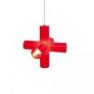 Светильник потолочный DarkCrosslight S red (130-04-001-01)