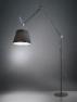 Светильник напольный Artemide TOLOMEO MEGA terra nero diffusore nero d320