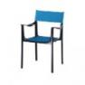 Venice chair black/sky blue (SD 1770 N/AZ)