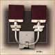 Salvilamp 4178/2 bordo-chrome