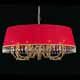 La lampada L 1038/6+6.27 (бордовая) Paderno luce