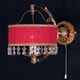 La lampada WB 418/1.26 (красный абаж.) Paderno luce