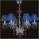 Salvilamp 3920/6 blue-chrome