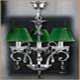 Salvilamp 3921/3 green-chrome