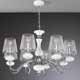 La lampada L 20211/8.02 cracce glass Paderno luce