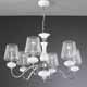 La lampada L 20211/6.02 cracce glass Paderno luce