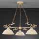 La lampada L.664/3.17 SPAGHETTI AVORIO Paderno luce
