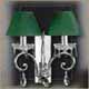 Salvilamp 3928/2 green-chrome