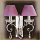 Salvilamp 3928/2 violet-crome