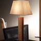Настольная лампа Bover TAU MADERA 2123931 Никель-вишневый
