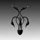 Бра Lightstar CIGNO COLLO MB8098-5A BK 751657