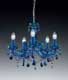 Люстра Voltolina Vienna 5L Cromo Blu