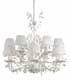 Люстра Tredici Design 1330.12CR CP белый