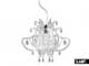 Подвесной светильник Slamp Lillibet Mini LIL14SOS0001TT000, проз