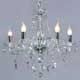 Люстра Wunderlicht Bohemia WL7189-5CH-WH