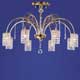 Потолочная люстра Wunderlicht Cristal Stars WL11133-8KG