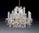 Люстра Voltolina Vienna 8+4L ottone CRISTALLO