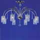 Потолочная люстра Wunderlicht Cristal Stars WL11133-8CH