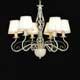 Люстра Newport 4106/C ivory white brush gold