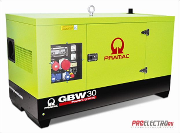 Электростанция (генератор) <strong>Pramac</strong> GSW30Y кожух 26,4 кВт