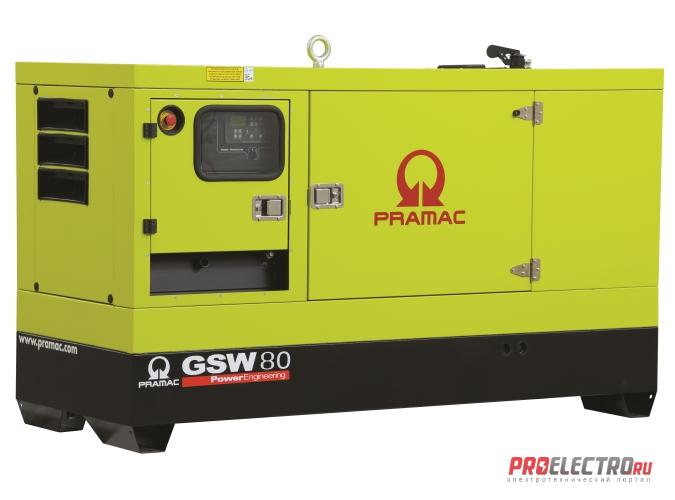 Электростанция (генератор) Pramac GSW80P кожух 64 кВт