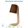 Настольная лампа Lucide NORDIC Tischl. E14 15.5/19/48cm Holz/Schirm Schwar 06502/81/30