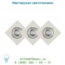 Спот Lucide Spot Einbau Viereck 3xGU10/42W 2800K 8/8/10.5 Weis 11002/23/31