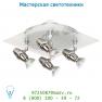 10922/14/12 спот Lucide JEO Deckenleuchte 4xGU10/50W Geburstet chr/Glass