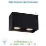 Потолочный светильник Lucide BODI Deckenl. Viereck. 2xGU10excl Schwarz 09101/02/30