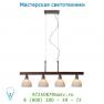 12492/24/72 подвесной светильник Lucide MEHOGNA Hangel. 4xG9/40W Opal glass/Holz