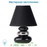 14560/81/30 Lucide KARLA Tischl. Ceramic E14 L20 W20 H30cm Schwarz настольная лампа