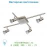 12914/14/67 спот Lucide QAUDRO Spot 4x GU10/50W Gebursted chrom/Glas