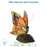 Lucide BUTTERFLY Tischl. E14 W13.3 H22cm Orange 15505/01/53 настольная лампа