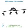 Спот 12910/24/30 Lucide BRACKX Spot 4xGU10/50W Chroom/Schwarz