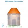 Lucide Paper-Ball Haus D30cm E27 Oranje подвесной светильник 14478/30/53