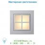 17957/11/36 спот Lucide BEN Wandl. einbau viereckig + grill 8cm 12V/G4 Sil