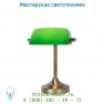 Lucide Banker Lamp E14 L22cm H30cm Glas Grun / Bronze 17504/01/03 настольная лампа