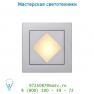 17960/11/36 спот Lucide BEN Wandl. einbau viereckig + grill 8cm 12V/G4 Sil
