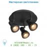 17942/13/30 Lucide LAURA Spot 3xGU10/35W Ø23cm Schwarz спот